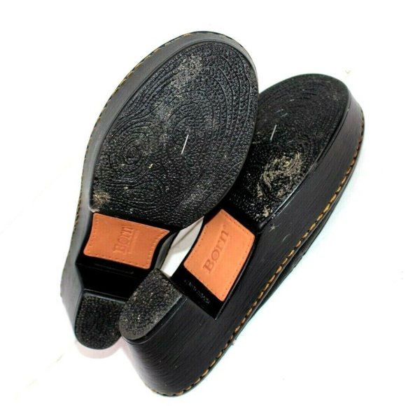 Born Womens Platform Soft Leather Comfort Clogs - Picture 6 of 6